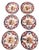 Set of 6 Antique Early 19th Century Masons Imari Colors Dinner Plates For Sale - Image 12 of 12
