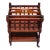 Vintage Mahogany Canterbury Magazine Rack Music Stand For Sale