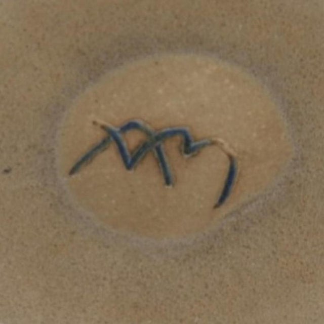 Blue Stoneware Vase by Arne Bang For Sale - Image 3 of 4