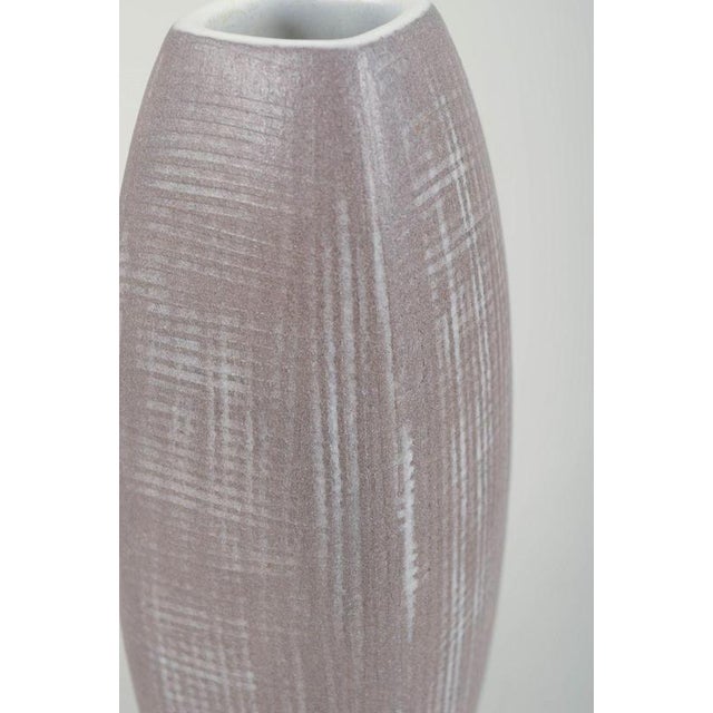 Vintage Four-Sided Stoneware Vase by Ingrid Atterberg for Upsala-Ekeby, 1960s For Sale - Image 3 of 5