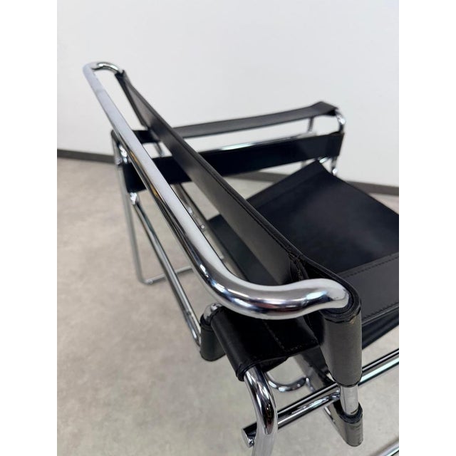 Vintage B3 Wassily Chair by Marcel Breuer for Bononia, Italy, 1960s For Sale - Image 11 of 15