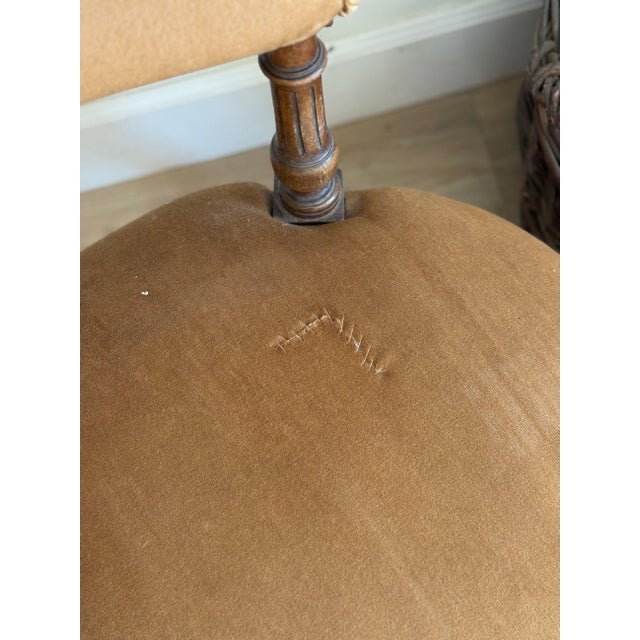 Pair of Victorian English Walnut Chairs For Sale In Denver - Image 6 of 10