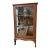 Vintage Child’s Curio / Trinket Cabinet With Glass Door For Sale
