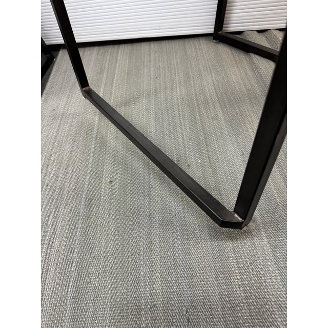 Black Industry West Stride Bar Stools, Pair For Sale - Image 8 of 12