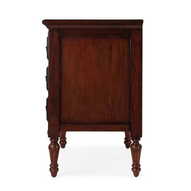 Easterbrook 31.5 in. W Rectangular Wood 4 Drawer Accent Chest, Cherry For Sale In Chicago - Image 6 of 9