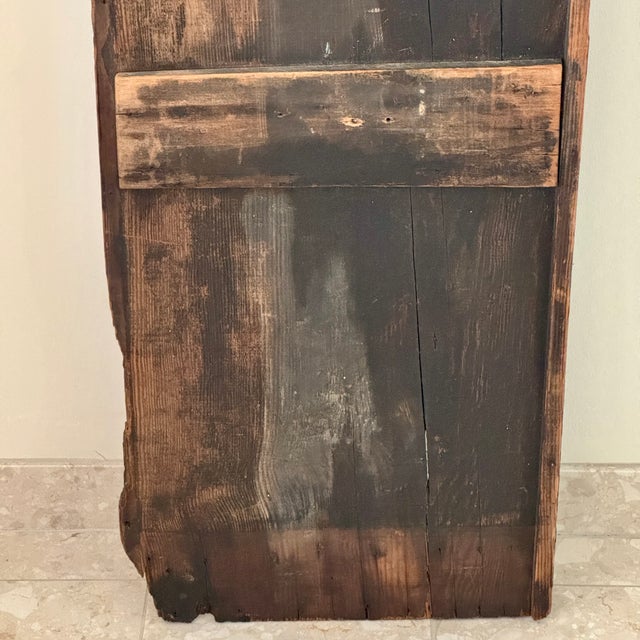 Exquisite 20th Century Wood Butcher Shop Large Tombstone Trade Sign Advertising Beef, Veal, Pork, Lamb For Sale - Image 17 of 17