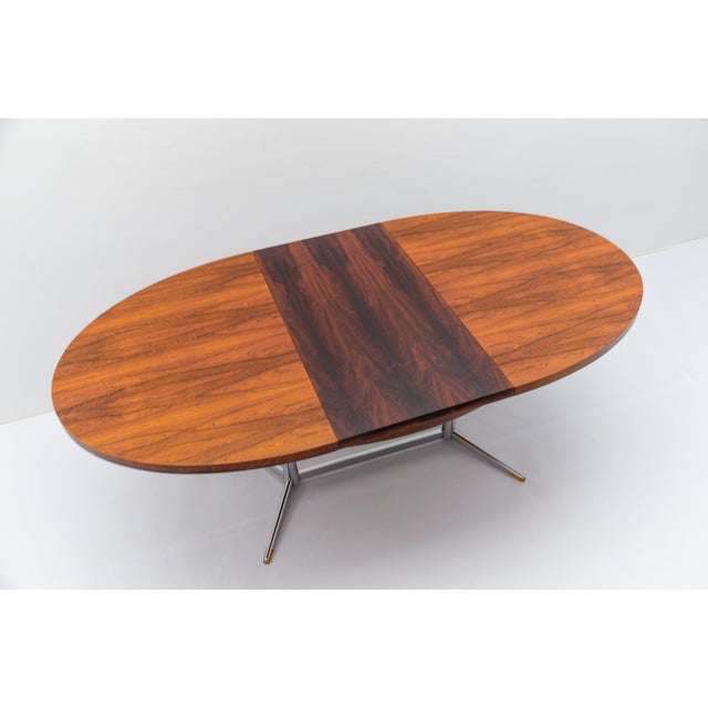 Scandinavian Rosewood Folding Dining Table, 1960s For Sale - Image 11 of 18