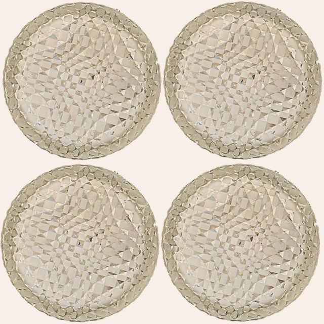 1960s Clear Crystal Flush Mount, 1960 For Sale - Image 5 of 13