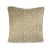 Beige Large Zebra Print Chenille in Fawn With Self-Welt Pillow Cover For Sale - Image 8 of 8