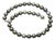 South Sea Tahitian Black Pearl Necklace With 14k White Gold Clasp For Sale