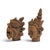 Mid-20th Century Thai Ramakien-Style Terracotta Character Busts, Pair For Sale - Image 9 of 16