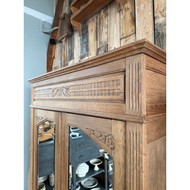 Art Deco Oak Wardrobe, 1930s For Sale - Image 8 of 16