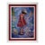 Framed Girl Portrait Print in White Frame For Sale
