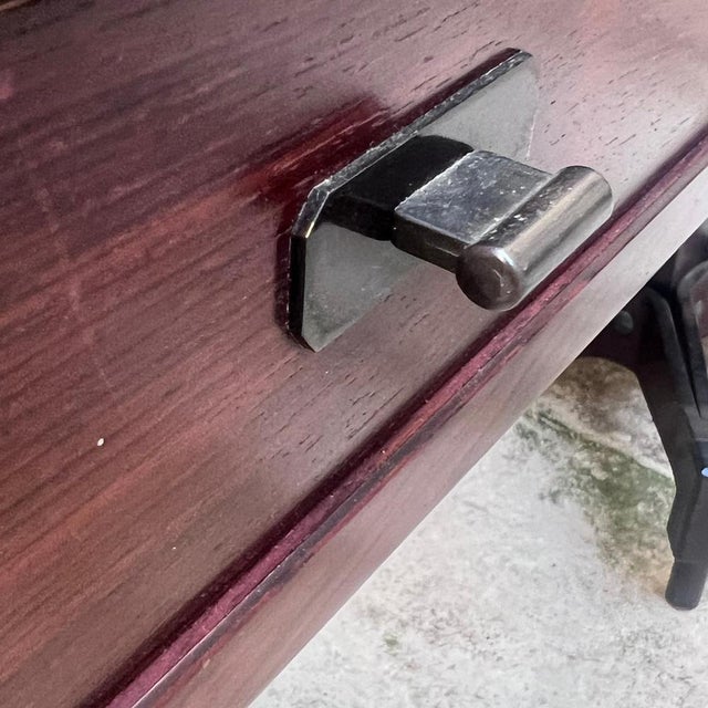 Wood Nightstands by Claudio Salocchi, 1960s, Set of 2 For Sale - Image 7 of 14