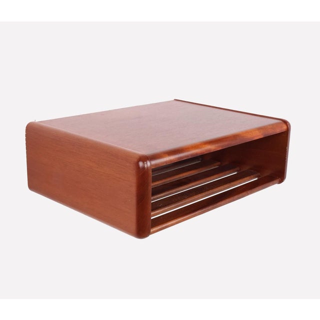 1960s Vintage Floating Wooden Wall Bedside Tables, 1960s, Set of 2 For Sale - Image 5 of 13