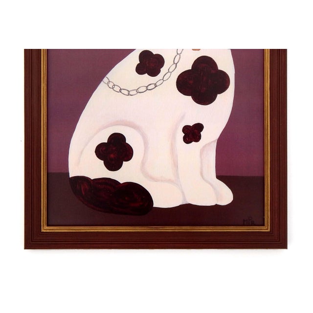 Matt Rix, Staffordshire Spaniels, 2000s, Ink on Paper, Framed, Set of 2 For Sale - Image 12 of 16