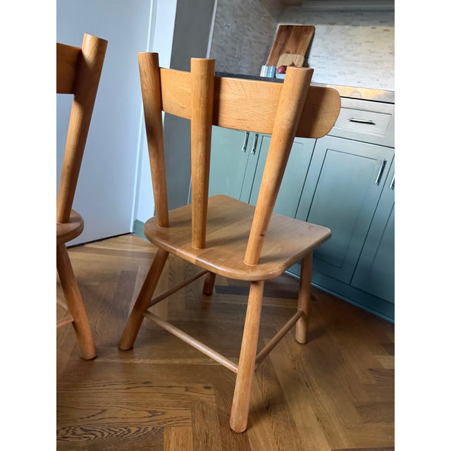 Contemporary One Mya Oak Wooden Dining Chair For Sale - Image 3 of 9