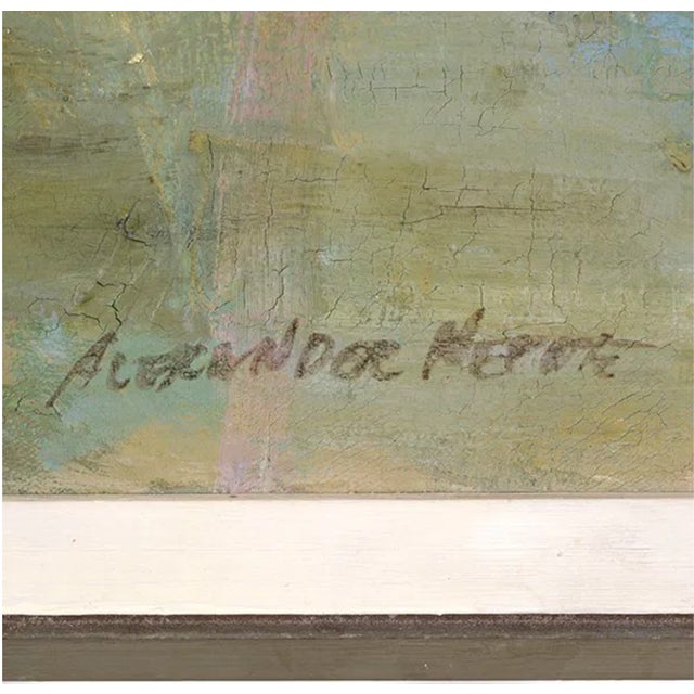 Mid-Century Modern 1960s Alexander Nepote "Water All Around" Oil Painting For Sale - Image 3 of 6