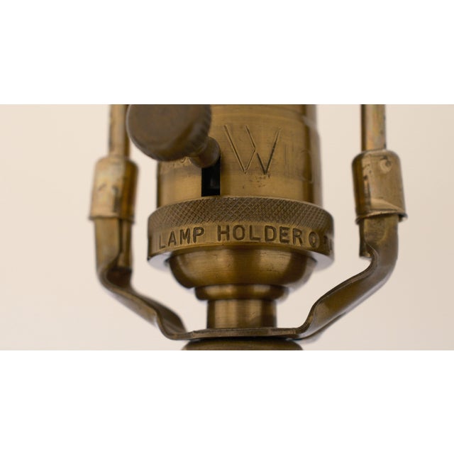 Chinese Crackle Finish Porcelain Floral Decorated Lamp For Sale In Philadelphia - Image 6 of 12