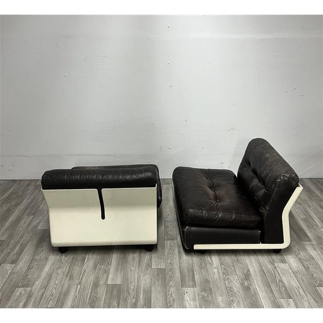 Mid-Century Modern Mid 20th Century Mario Bellini Chairs - A Pair For Sale - Image 3 of 6