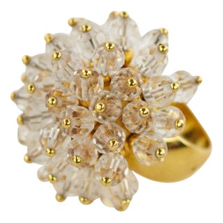 Spectacular Ring with Quartz, 2000s For Sale