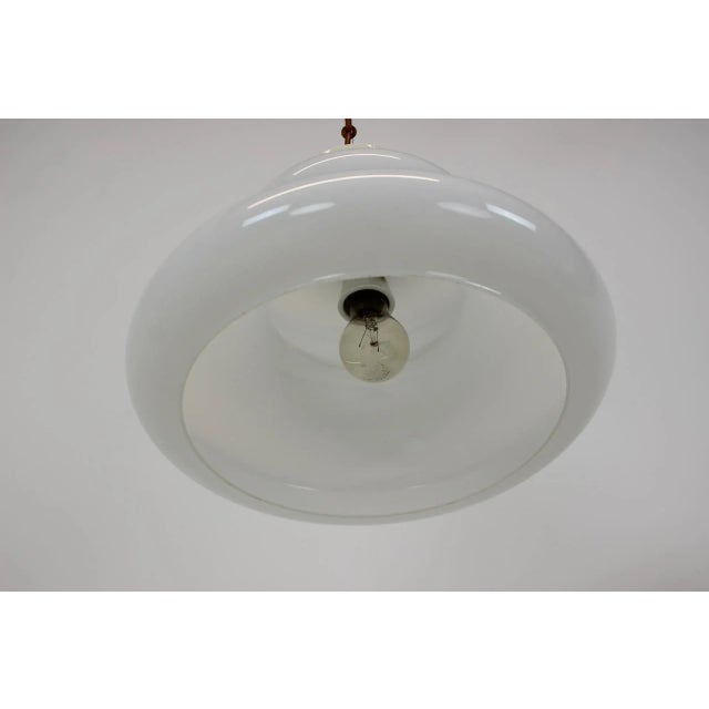 Mid-Century Glass Pendant by Napako, 1960s For Sale - Image 4 of 11