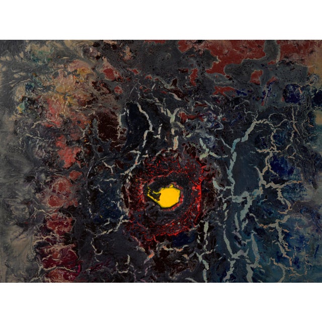"End of a Long Journey" - Abstract Expressionist Composition - Acrylic on Canvas by Charles David Francis For Sale In Monterey, CA - Image 6 of 8