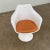 Knoll Saarinen Tulip Armchair With Vinyl Seat Cushion For Sale In Los Angeles - Image 6 of 10