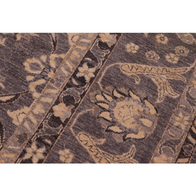 Beige Oriental Ziegler Gray Beige Hand-Knotted Wool Rug - 9'9'' X 13'8'' For Sale - Image 8 of 8
