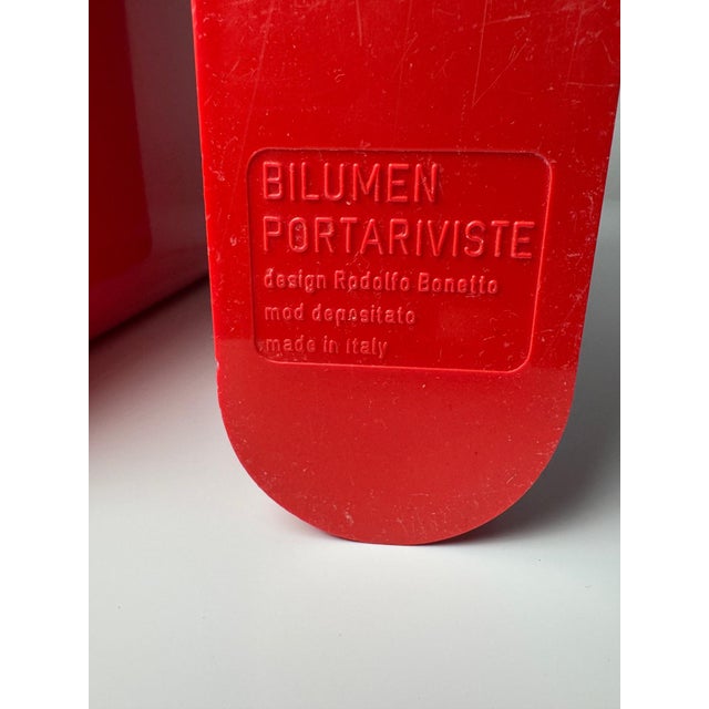 Bilumen Magazine Rack by Rodolfo Bonetto, 1960s For Sale - Image 9 of 10