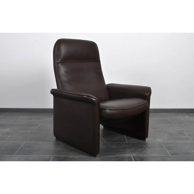 DS-50 Cigar Brown Neck Leather Chair from de Sede For Sale - Image 10 of 10