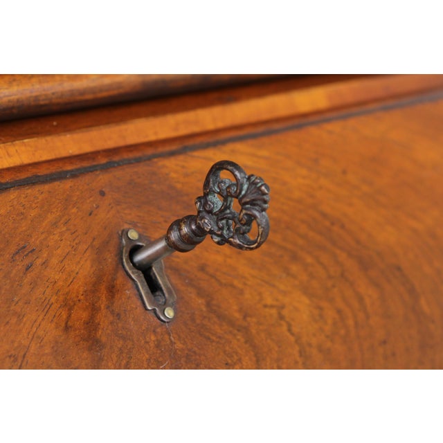 Theodore Alexander Mahogany Secretary Desk For Sale - Image 11 of 18