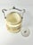 Metal 1910s Antique English Crown Devon Cream Ceramic Biscuit Barrel Jar & Lid For Sale - Image 7 of 11