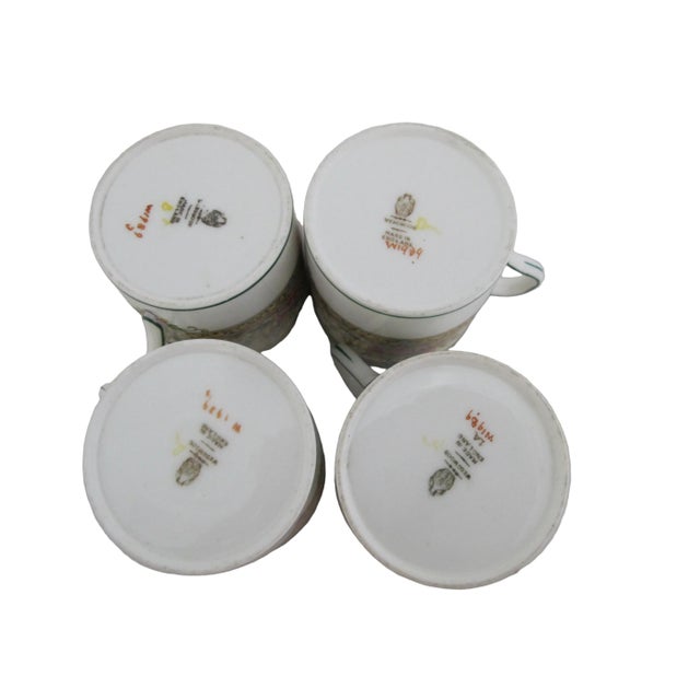 Wedgwood Colorful Floral St Austell China Demitasse Coffee Cup & Saucer Set For Sale - Image 15 of 17
