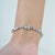 Handmade Round 9.1 Ct Rainbow Moonstone Bezel Set Infinity Line Tennis Bracelet in 925 Silver For Sale - Image 9 of 14