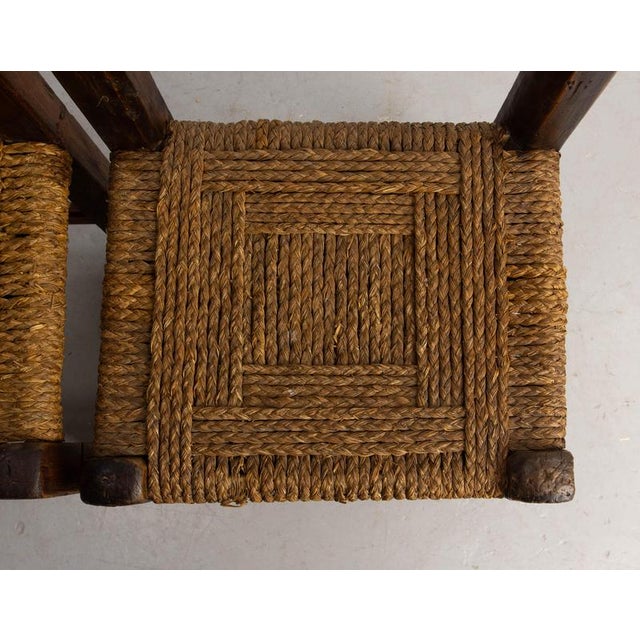 Spanish Side Chairs in Pine, 1800s, Set of 2 For Sale - Image 4 of 11