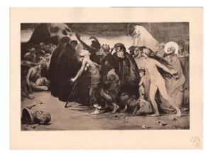 Eugène Trigoulet, The Road to Death, 1898, Original Lithograph