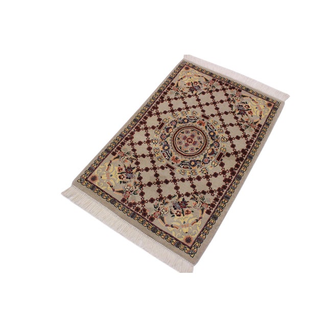 Designed with mesmerizing intricacy and gorgeous color palette, this hand-knotted masterpiece demonstrates the beauty and...