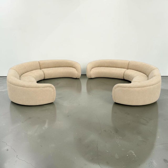 Vladimir Kagan for Weiman Modular Sectional Sofa - a Pair For Sale - Image 11 of 14