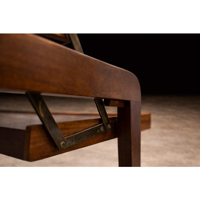 Bar Cart in Imbuia Wood & Metal, Ming Moveis, 1950s For Sale - Image 9 of 15