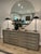 This statement piece is perfect for any elevated modern dining room. RH Calvin 4-door sideboard in grey oak with pewter...