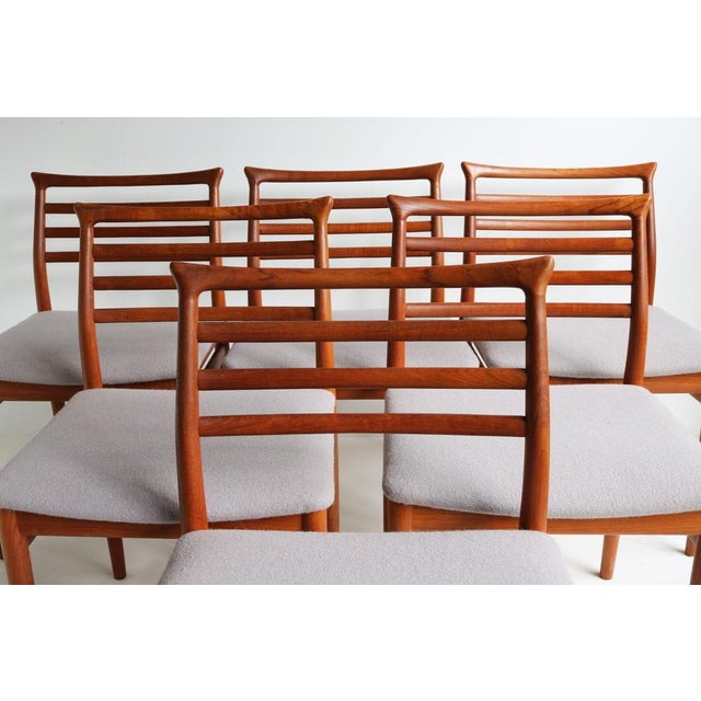 1950s Danish Dining Chairs by Erling Torvits for Sorø Stolefabrik, 1950s, Set of 6 For Sale - Image 5 of 17