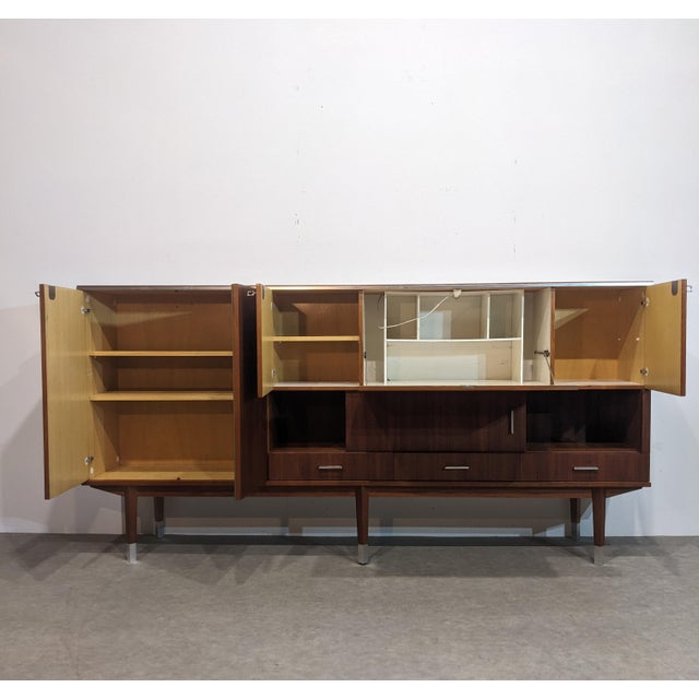 Vintage Scandinavian Highboard, 1960s For Sale - Image 10 of 13