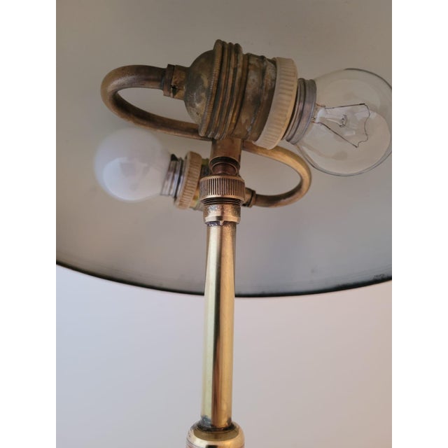Brass Table Lamp by Giovanni Michelucci for Lariolux, Italy, 1940s For Sale - Image 15 of 18