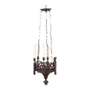 1920s Gothic Revival Chandelier
