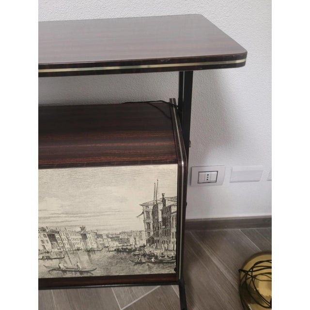 Mid-Century Mobile Bar in Formica, 1950s For Sale - Image 3 of 10