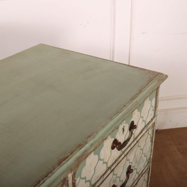 English Painted Chest of Drawers For Sale - Image 10 of 11