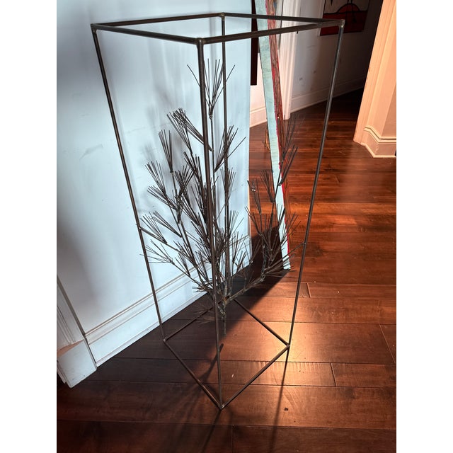 Copper 1960s C Jere 3d Welded Tree Floating Sculpture For Sale - Image 8 of 9
