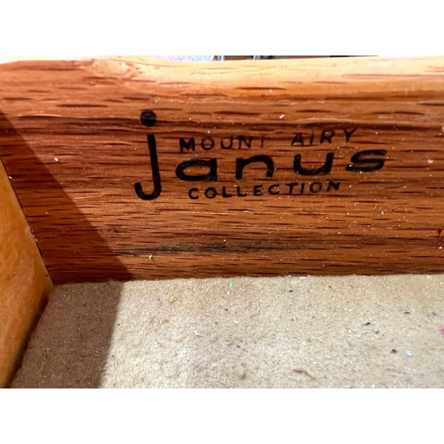 Mid 20th Century Janus Collection Walnut Credenza by John Stuart for Mount Airy Furniture For Sale - Image 11 of 18