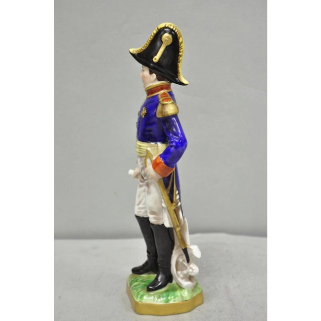 Vintage Capodimonte Italian Porcelain Napoleonic General Figurine Statue 7282- B For Sale In Philadelphia - Image 6 of 10